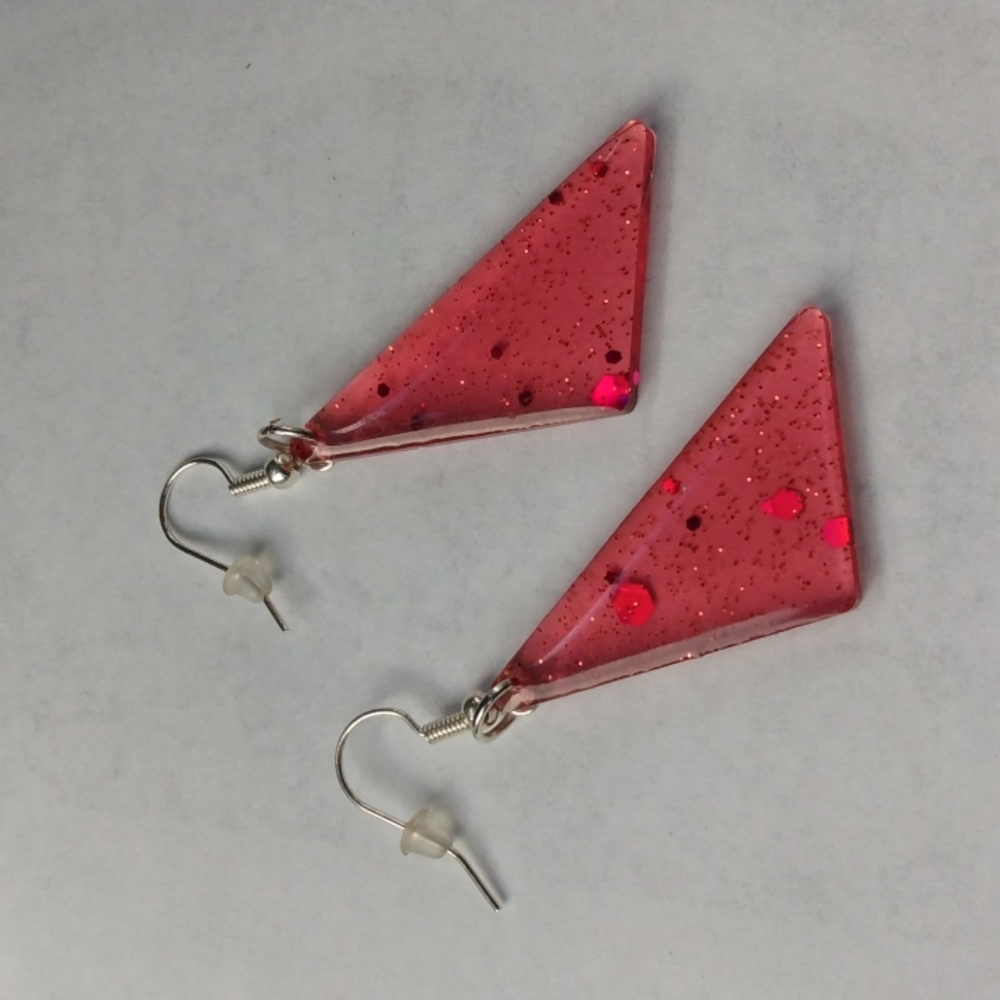 Pink Earrings - Handcrafted